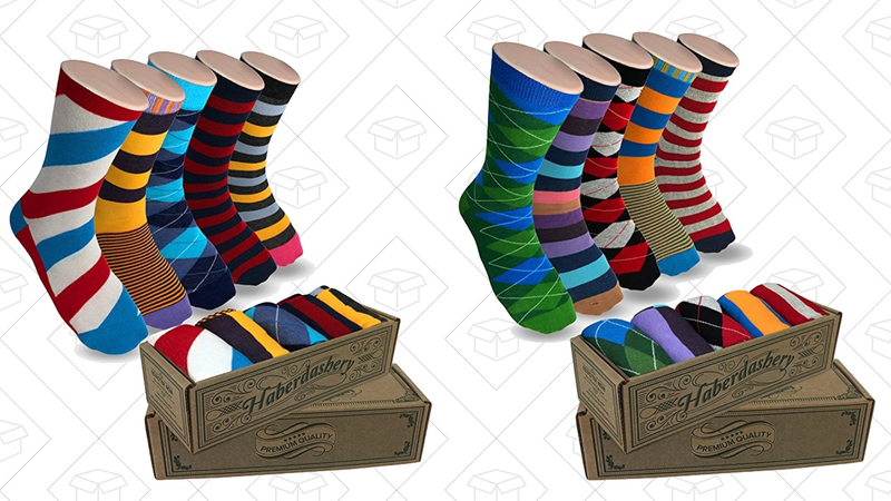 5-Pack Modern Motif Socks, $30 with code 4QIEELUE